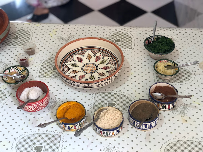 Cooking class with family